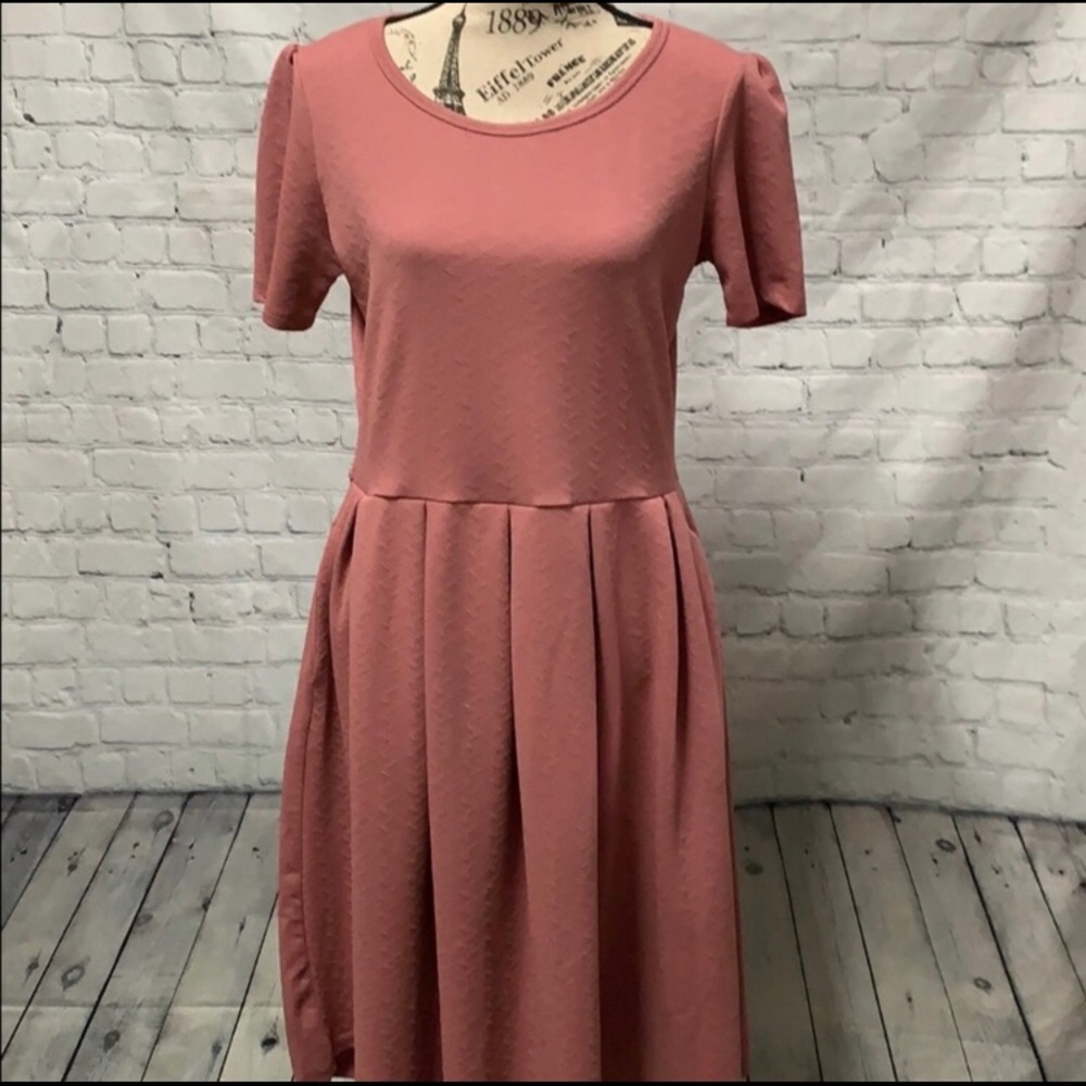 🎉LuLaRoe mauve midi dress